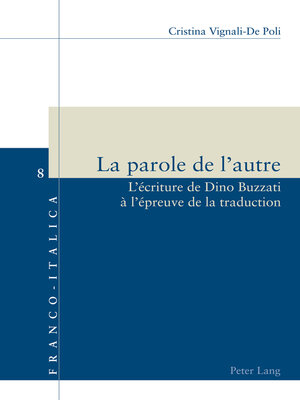 cover image of La parole de lautre